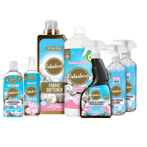 Fabulosa Cotton Fresh Cleaning Bundle 7 Pieces Cleaning Bundles Fabulosa