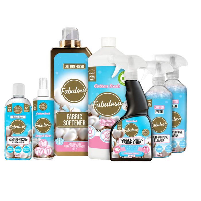 Fabulosa Cotton Fresh Cleaning Bundle 7 Pieces Cleaning Bundles Fabulosa