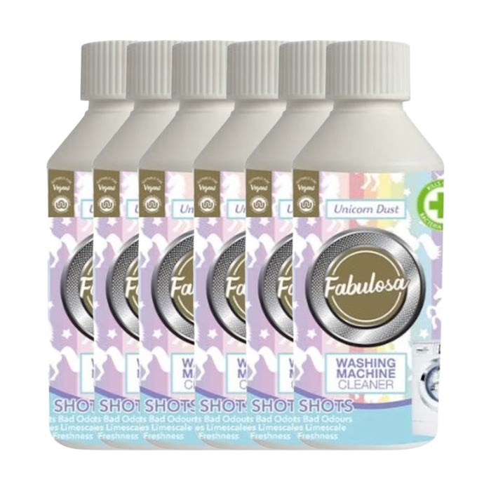 Fabulosa Washing Machine Cleaner Unicorn Dust 250ml Assorted Packs Washing Machine Cleaners Fabulosa Pack of 6