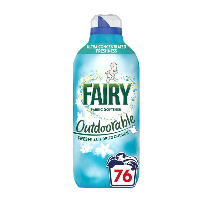 Fairy Outdoorable Fabric Conditioner 69|76 Wash Assorted Packs Laundry - Fabric Conditioner Fairy 76 Wash Pack of 1