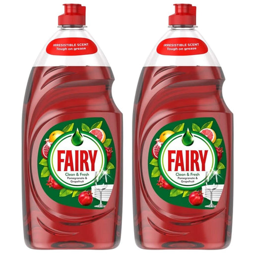 Fairy Washing Up Liquid Pomegranate & Grapefruit 1050ml Assorted Packs Washing Up Liquid Fairy Pack of 2