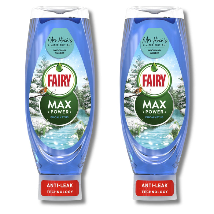 Fairy Max Power Hand Dishwashing Woodland Wander 730ml Assorted Packs Washing Up Liquid Fairy Pack of 2