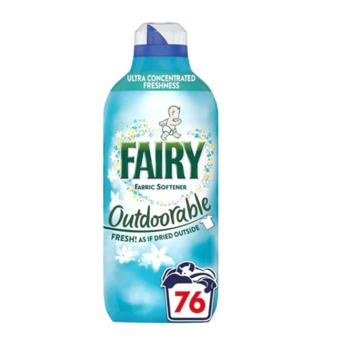 Fairy Outdoorable Fabric Conditioner 69|76 Wash Assorted Packs Laundry - Fabric Conditioner Fairy 76 Wash Pack of 1