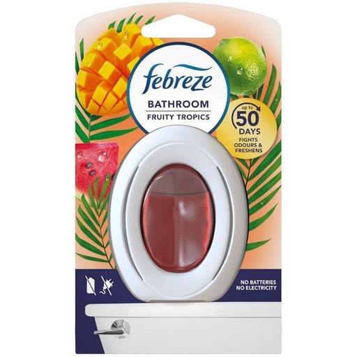 Febreze Fruity Tropics Bathroom Air Freshener 7.5ml Assorted Packs Air Fresheners Febreze Pack of 1