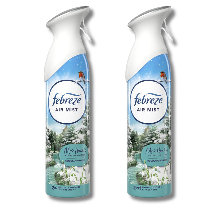 Febreze Air Freshener Spray Woodland Wander 185ml Assorted Packs Air Fresheners Febreze Pack of 2