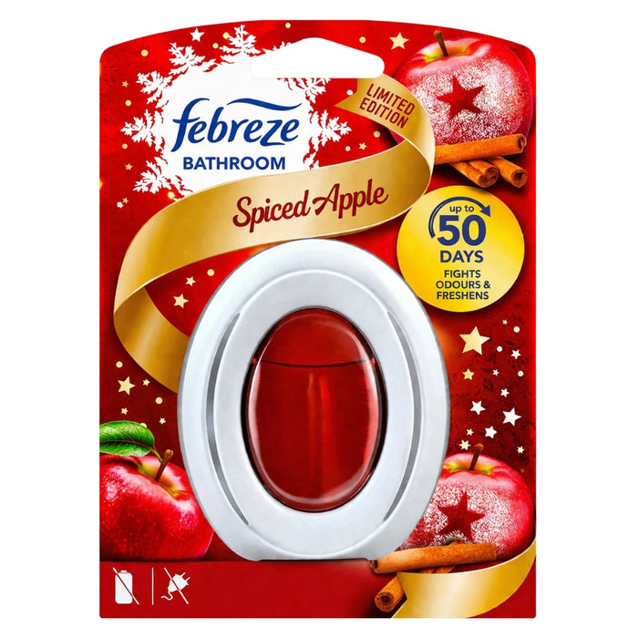 Febreze Bathroom Air Freshener 7.5ml Assorted Packs Air Fresheners Febreze Pack of 1 Spiced Apple