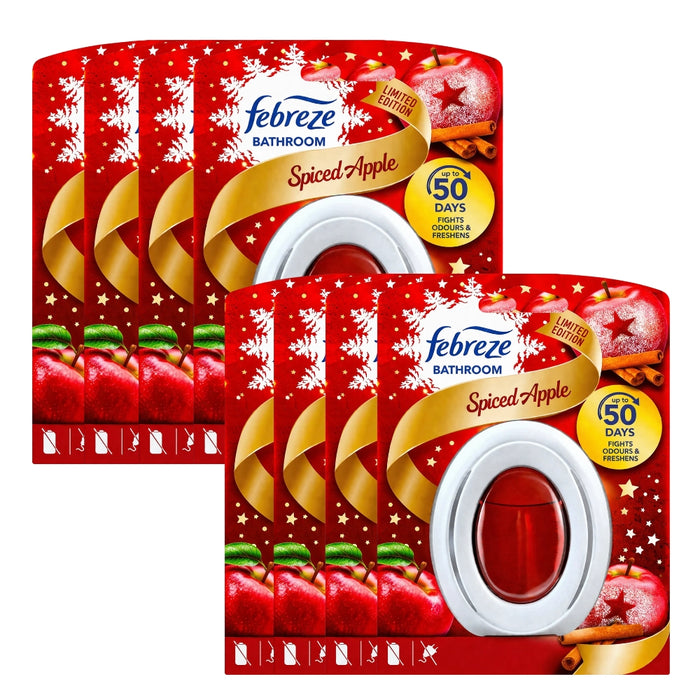 Febreze Bathroom Air Freshener 7.5ml Assorted Packs Air Fresheners Febreze Pack of 8 Spiced Apple