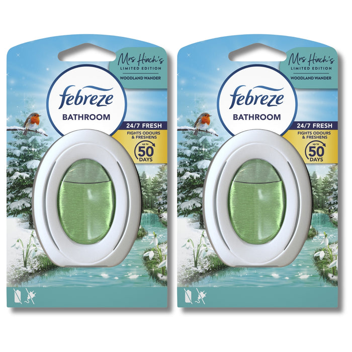 Febreze Bathroom Air Freshener Woodland Wander 7.5ml Assorted Packs Air Fresheners Febreze Pack of 2