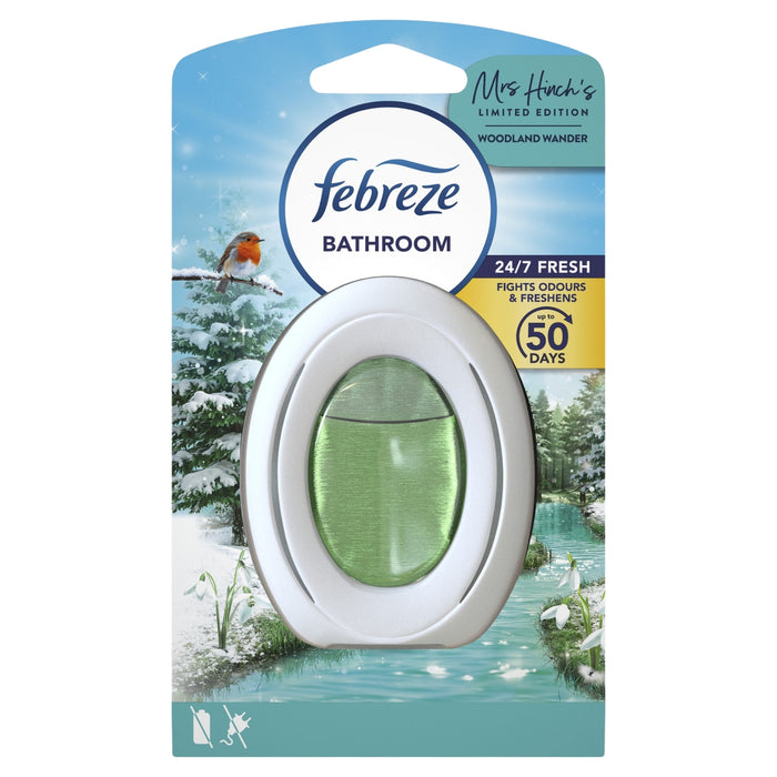 Febreze Bathroom Air Freshener Woodland Wander 7.5ml Assorted Packs Air Fresheners Febreze Pack of 1