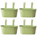Over Fence Planter Spring Green 26.5cm Assorted Packs Plant Pots & Planters FabFinds Pack of 4