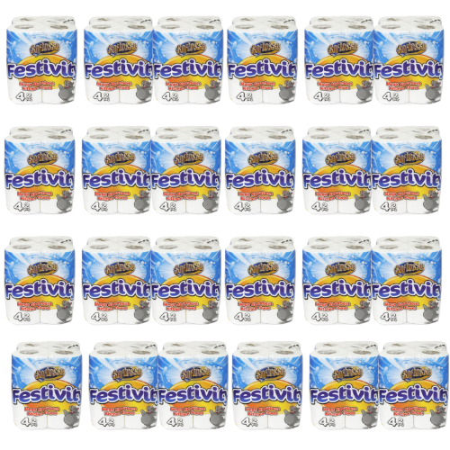 Softesse Festivity Mega Absorbent Kitchen Towel 4 Pack 2 Ply Kitchen Roll Splash 96 Rolls