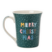 Festive Christmas Ceramic Mug 350ml Assorted Designs Mugs FabFinds Merry Christmas Green