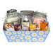 Blue & White Daisy Medium Fill Your Own Hamper Gift Wrapping FabFinds