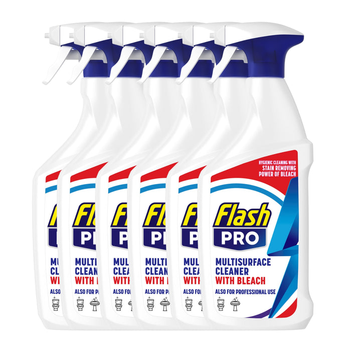 Flash Cleaner Bleach Spray Professional 800ml Assorted Packs