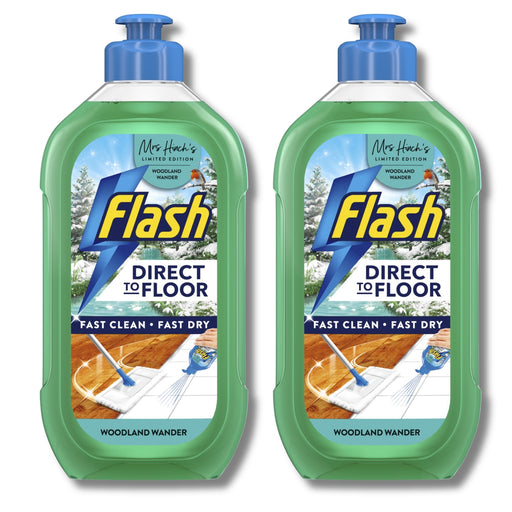 Flash Direct To Floor Cleaner Twin Pack Woodland Wander Assorted Packs Floor Cleaner Flash Pack of 2