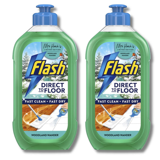 Flash Direct To Floor Cleaner Twin Pack Woodland Wander Assorted Packs Floor Cleaner Flash Pack of 2