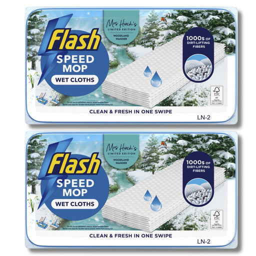 Flash Speedmop Refill Pads Woodland Wander 24 Pack Assorted Packs Floor Cleaner Flash Pack of 2