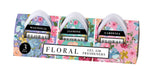 Floral Gel Air Freshener Mini 3Pk Air Fresheners & Re-fills Floral