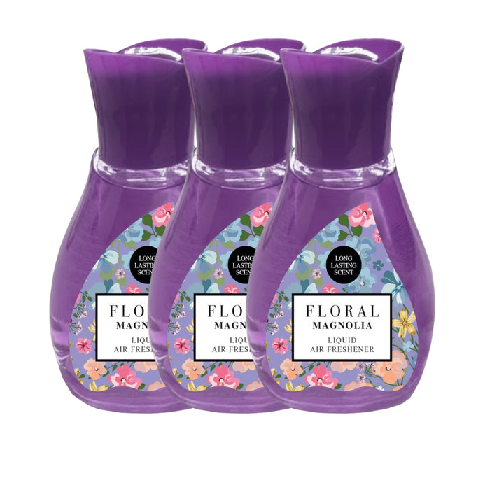 Floral Liquid Air Freshener Magnolia 375ml Assorted Packs Air Fresheners & Re-fills Floral Pack of 3