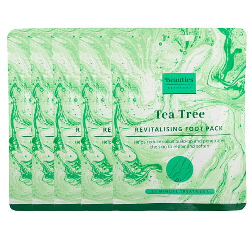 Beauties Luxury Tea Tree Foot Treatment Pack Assorted Pack Size Foot Care Beauty Save 5 Packs