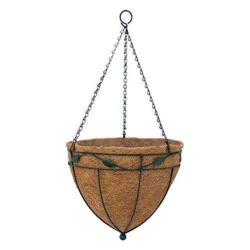For The Love Of Gardening Conical Hanging Leaf Basket Plant Pots & Planters for the love of gardening   