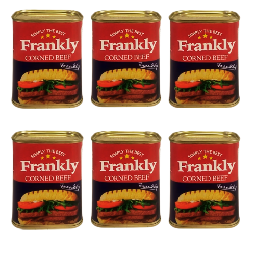 Frankly Corned Beef 340g Assorted Packs Tins & Cans Frankly Pack of 6