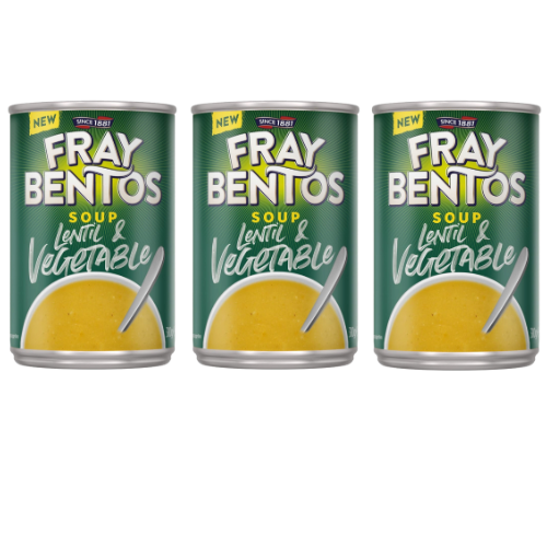 Fray Bentos Lentil & Vegetable Soup 380g Assorted Packs Food Items Fray Bentos Pack of 3