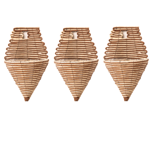 Garden Essentials Corn Rope Wall Torch Planter 58cm Assorted Packs Plant Pots & Planters Garden Essentials 3 Packs