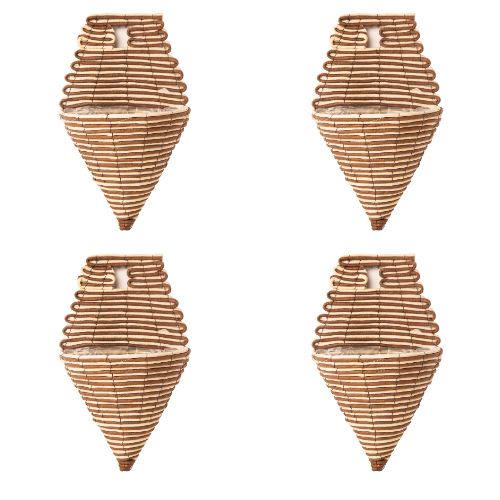 Garden Essentials Corn Rope Wall Torch Planter 58cm Assorted Packs Plant Pots & Planters Garden Essentials 4 Packs