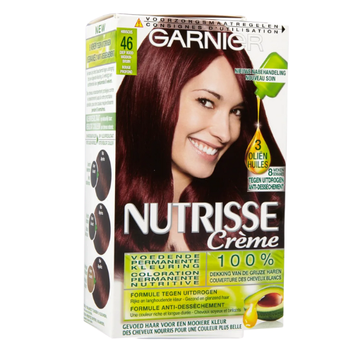 Garnier Nutrisse Creme Hair Colour Dye 46 Deep Red Hair Dye garnier