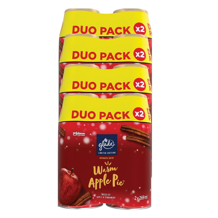 Glade Auto Spray Twin Refill Warm Apple Pie 2x269ml