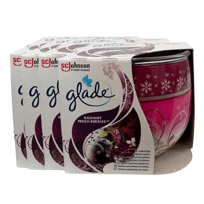 Glade Fresh Berries Scented Candle 108g Assorted Packs