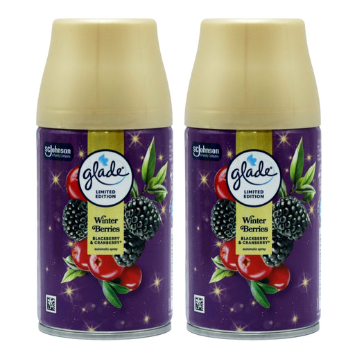 Glade Auto Spray Refill Winter Berries 269ml Assorted Packs Air Fresheners & Re-fills Glade Pack of 2
