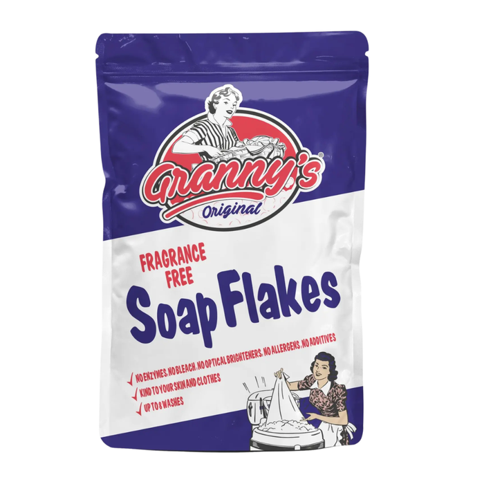 Granny's Original Soap Flakes Fragrance Free 425g Assorted Packs Laundry - Detergent Granny's Pack of 1