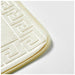 Greek Border Embossed Memory Foam Bath Mat Set Assorted Colours Bathroom Accessories FabFinds