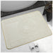 Greek Border Embossed Memory Foam Bath Mat Set Assorted Colours Bathroom Accessories FabFinds