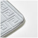 Greek Border Embossed Memory Foam Bath Mat Set Assorted Colours Bathroom Accessories FabFinds
