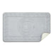 Greek Border Embossed Memory Foam Bath Mat Set Assorted Colours Bathroom Accessories FabFinds