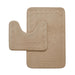 Greek Border Embossed Memory Foam Bath Mat Set Assorted Colours Bathroom Accessories FabFinds