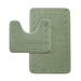 Greek Border Embossed Memory Foam Bath Mat Set Assorted Colours Bathroom Accessories FabFinds