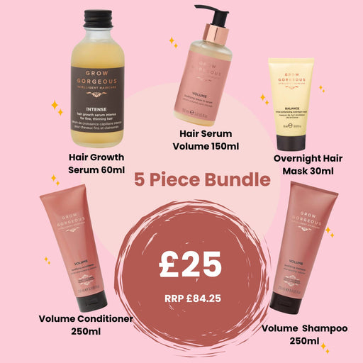 Grow Gorgeous Hair Care Bundle 5 Piece Hair Masks, Oils & Treatments Grow Gorgeous