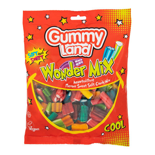 Gummy Land Wonder Mix Sweets 500g Sweets, Mints & Chewing Gum gummy land   