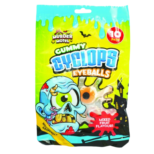 Halloween Cyclops Eyeballs Soft Gummy Sweets 100g Halloween Accessories otl