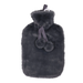 Cosy & Snug Luxury Faux Fur Hot Water Bottle Assorted Colours Hot Water Bottles Cosy & Snug Black