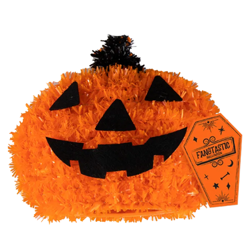 Halloween Tinsel Table Decorations Assorted Designs Halloween Decorations FabFinds Pumpkin