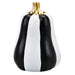 Halloween Black and White Stripe Pumpkin Decoration Assorted Designs Halloween Decorations FabFinds Tall