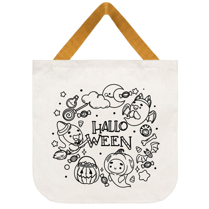 Halloween Colour Me In Bag Kids Activity Assorted Designs Halloween Accessories FabFinds Halloween Characters