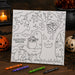 Halloween Colour Your Own Canvas XL Assorted Designs Halloween Accessories FabFinds