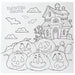Halloween Colour Your Own Canvas XL Assorted Designs Halloween Accessories FabFinds Haunted House