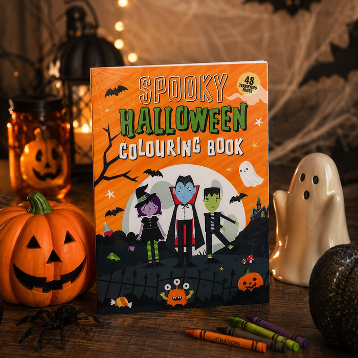 Halloween Colouring Book XL 48 Pages Halloween Accessories FabFinds